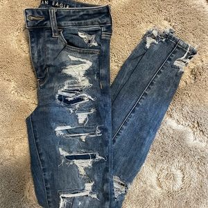 AE high waisted jegging size 4